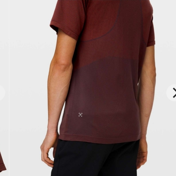 Lululemon Men's Metal Vent Tech Short Sleeve 2.0 in Magma Sequoia Ombre Small - Picture 9 of 16
